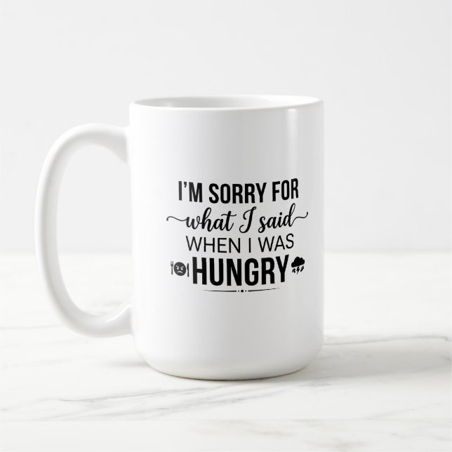De Café Caneca Clássica 15oz Desculpe Quando Disse O Que C (Esquerda)