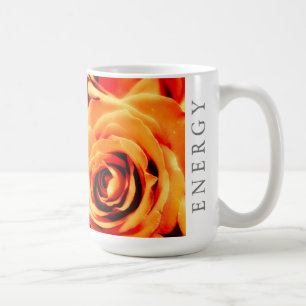 De Café Caneca Clássica 15oz Energy Yellow Roses