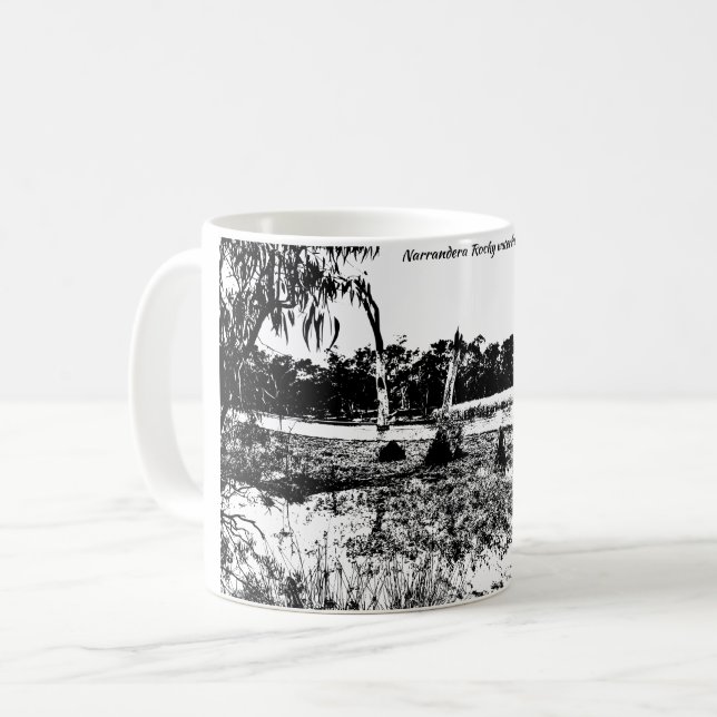 De Café caneca clássica 325 ml (Frente Esquerda)
