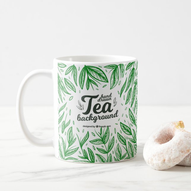 De Café Caneca Clássica, 325 ml (Com Donut)