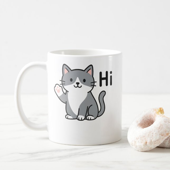 De Café Caneca Clássica, 330 ml (Com Donut)