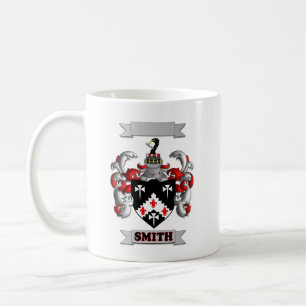 De Café Caneca Clássica Apelido da Família Smith e Logotip