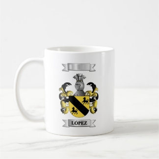 De Café Caneca Clássica Apelido Lopez e Escudo