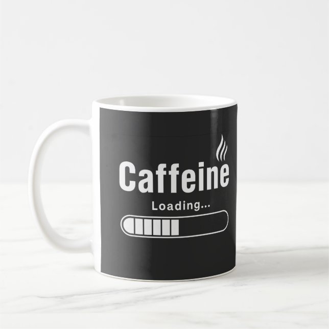 De Café Caneca Clássica – “Carregando Cafeína…” (Esquerda)