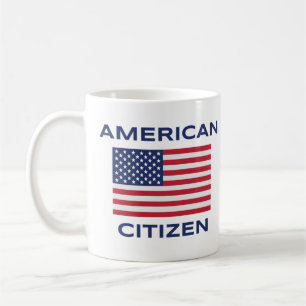 De Café Caneca Clássica Cidadão Americano Bandeira EUA