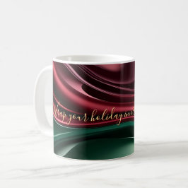 De Café Caneca clássica com gráfico abstrato elegante