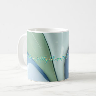 De Café Caneca clássica com gráfico abstrato elegante