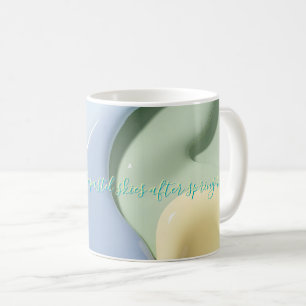 De Café Caneca clássica com gráfico abstrato elegante