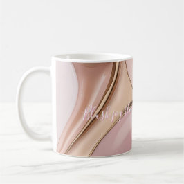 De Café Caneca clássica com gráfico abstrato elegante