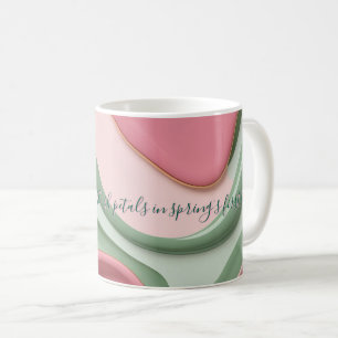 De Café Caneca clássica com gráfico abstrato elegante