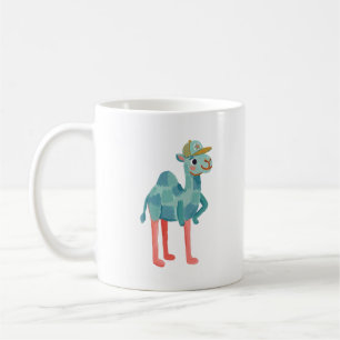 De Café Caneca Clássica Cute Camel Folk Art