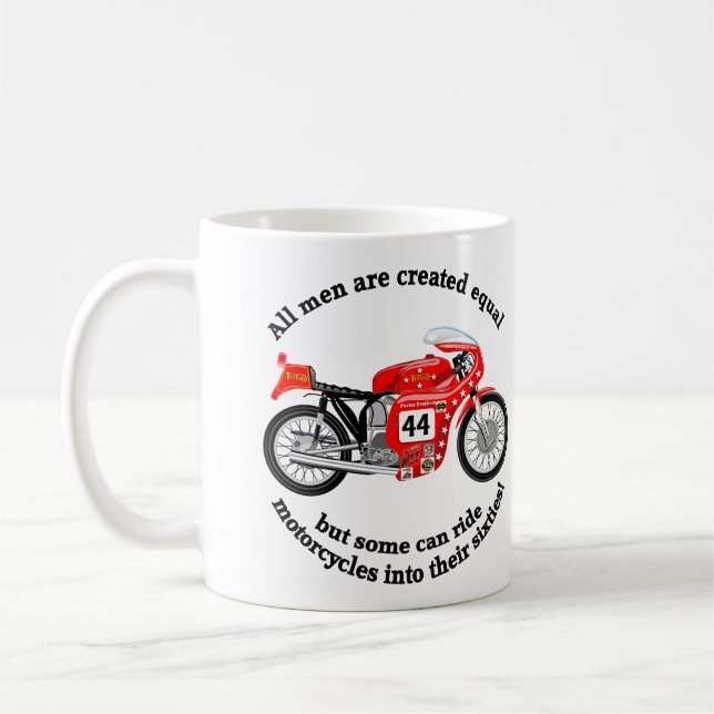De Café Caneca clássica da motocicleta (Esquerda)