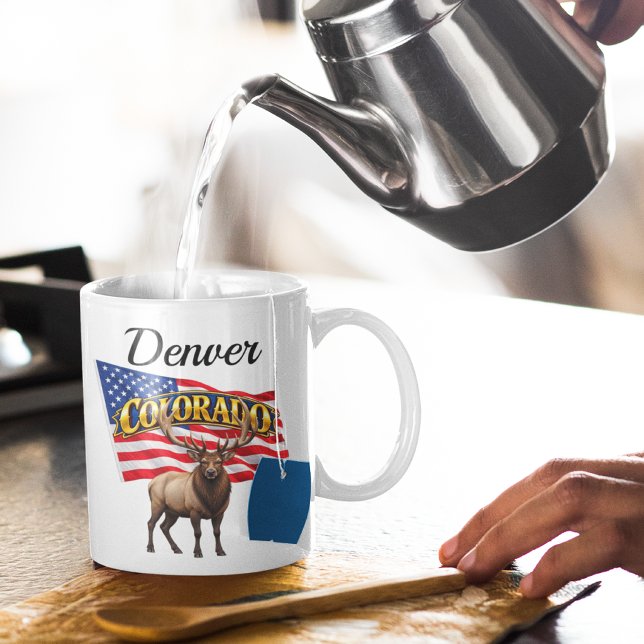 De Café Caneca Clássica do Colorado (Colorado Pride Runs Wild)