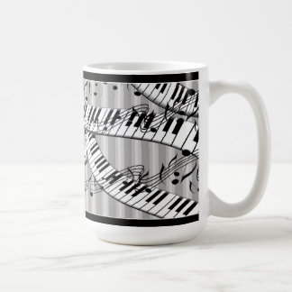 De Café Caneca clássica do divertimento do teclado da