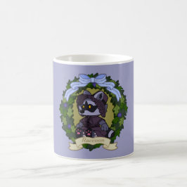 De Café Caneca Clássica do guaxinim, 11 oz
