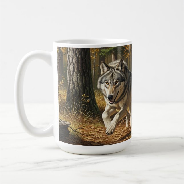 De Café Caneca Clássica do Lobo estilo 1 (Esquerda)
