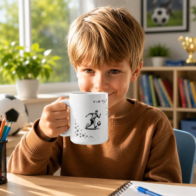 De Café Caneca Clássica do Mundo do Futebol (Criador carregado)