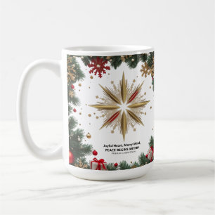 De Café Caneca Clássica Estrela Dourada Alegre Alegria Men