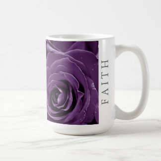 De Café Caneca Clássica Faith Purple Roses 15oz