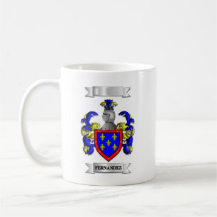 De Café Caneca Clássica Fernandez Sobrenome e Escudo