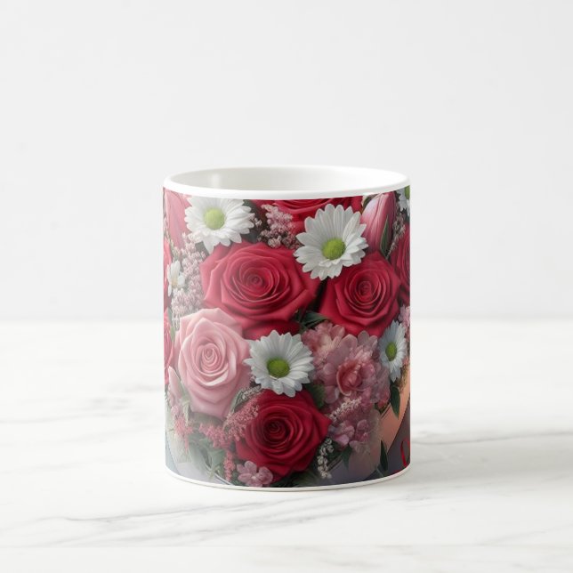 De Café Caneca clássica floral (Centro)