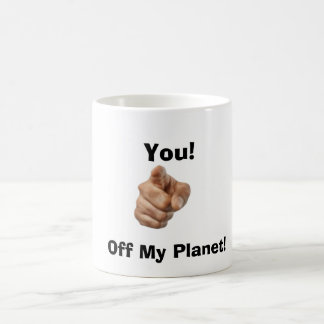 De Café Caneca Clássica Fora do Meu Planeta, 325 ml