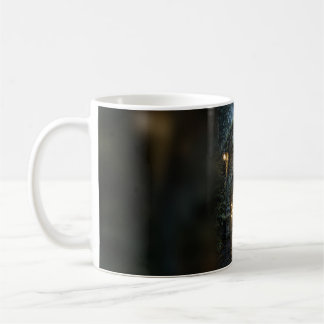 De Café Caneca Clássica Jardim Art Nouveau Metro Chuvoso
