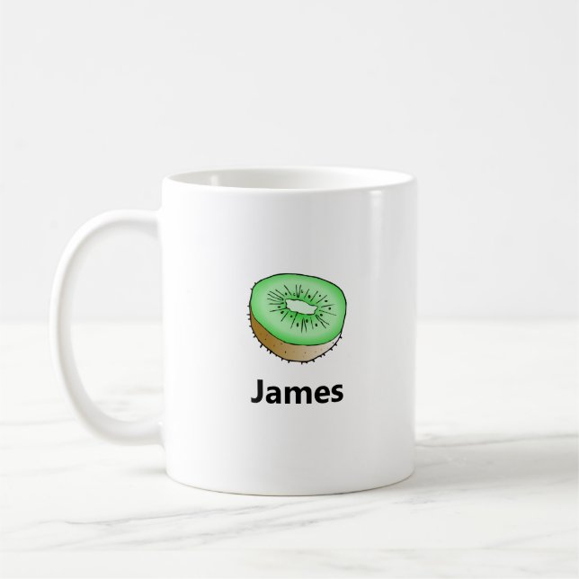 De Café Caneca Clássica Kiwi (Esquerda)