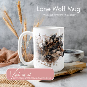 De Café Caneca Clássica Lobo Hipnotizante