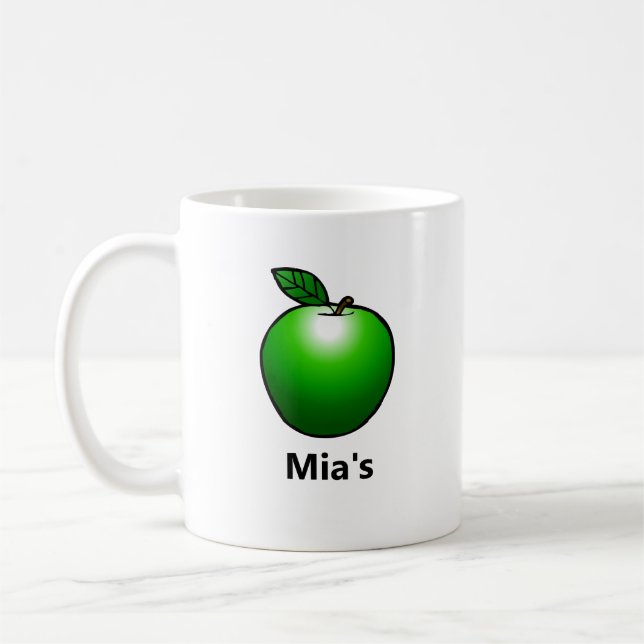 De Café Caneca Clássica Maçã Verde (Esquerda)