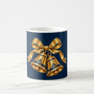 De Café Caneca Clássica Natal Azul Meia-Noite e Dourado Si