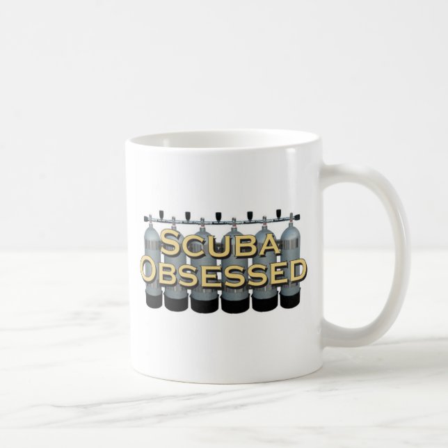 De Café Caneca clássica obcecada mergulhador (Direita)