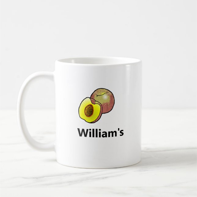 De Café Caneca Clássica Peaches (Esquerda)