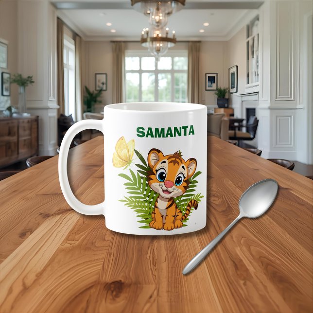 De Café Caneca Clássica Personalizada Little Tiger & Butte (Criador carregado)