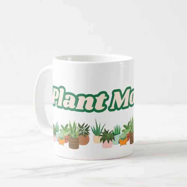 De Café Caneca Clássica Plant Mommy (Frente Esquerda)
