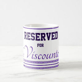 De Café Caneca Clássica Reservada para a Viscondessa, 11 o