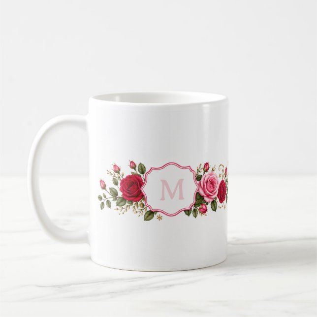 De Café Caneca Clássica - Rosa do Dia das Mães (Esquerda)