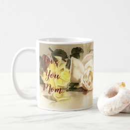 De Café Caneca Clássica Rosas Eu Amo Você Mamãe