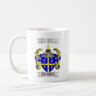 De Café Caneca Clássica Sobrenome e Logotipo da Família Jo