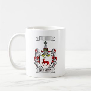 De Café Caneca Clássica Sobrenome McCarthy e Escudo