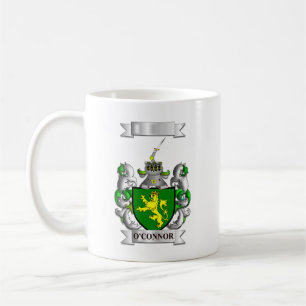 De Café Caneca Clássica Sobrenome O'Connor e Escudo