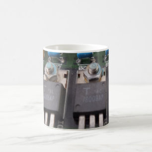 De Café Caneca Clássica Transistor Circuit White 330 ml Br