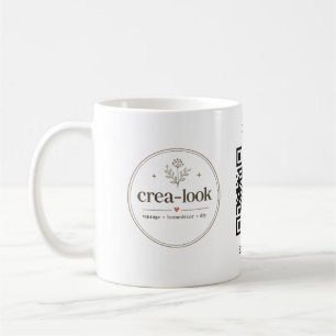 De Café caneca código qr da empresa