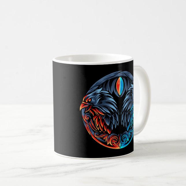 De Café Caneca colorida (Frente Esquerda)