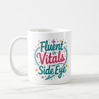 De Café Caneca Colorida Fluente em Sinais Vitais e Olhar d