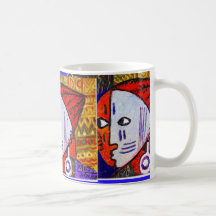 Caneca colorida por Mojisola um Gbadamosi Okubule
