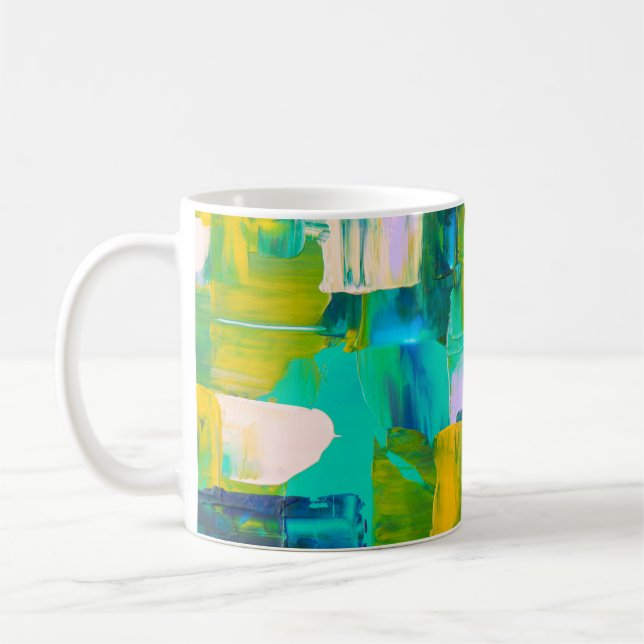 De Café Caneca Colour Rush Abstract Oil Paint VI (Esquerda)