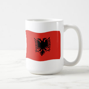De Café Caneca com a Bandeira da Albânia