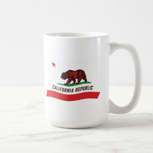 De Café Caneca com a Bandeira da Califórnia