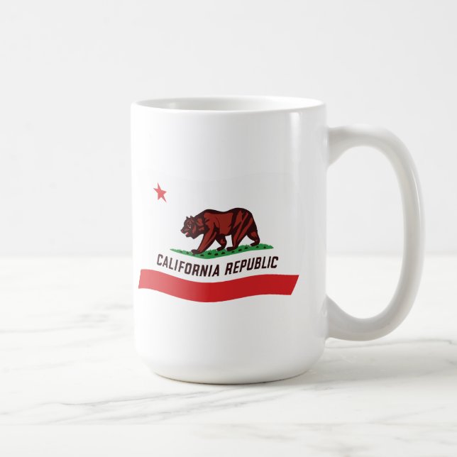 De Café Caneca com a Bandeira da Califórnia (Direita)